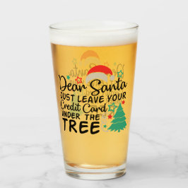 Beste kerstman, laat je creditcard gewoon achter | glas