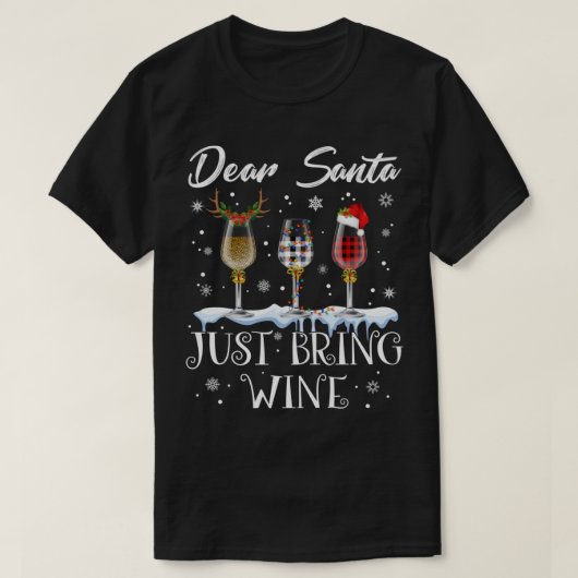 Beste kerstman, laat je oogbril eten t-shirt (Design voorkant)