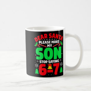 Beste Kerstman, laat mijn zoon stoppen met zeggen Koffiemok
