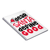 Beste kerstman met schamel | Laptop Notitieboek (Rechterzijde)