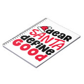 Beste kerstman met schamel | Laptop Notitieboek (Linkerzijde)