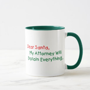 Beste Kerstman Mijn Advocaat Zal Het Uitleggen - G Mok