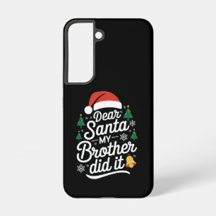Beste Kerstman Mijn Broer Heeft Het Gedaan Funny C Samsung Galaxy Hoesje