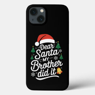 Beste Kerstman Mijn Broer Heeft Het Gedaan Grappig Case-Mate iPhone Case