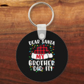 Beste kerstman, mijn broer heeft het gedaan met de sleutelhanger (Voorkant)