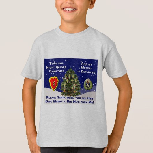 Beste kerstman Mijn vader is geïmplementeerd T-shirt (Voorkant)