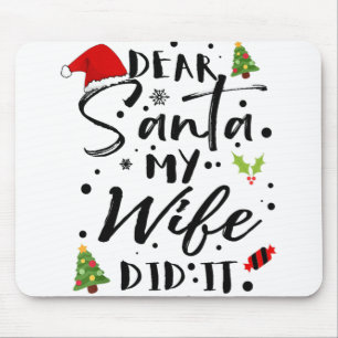 Beste Kerstman Mijn Vrouw Heeft Het Gedaan Funny K Muismat
