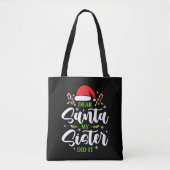 Beste kerstman, mijn zuster heeft het grappig geda tote bag (Voorkant)