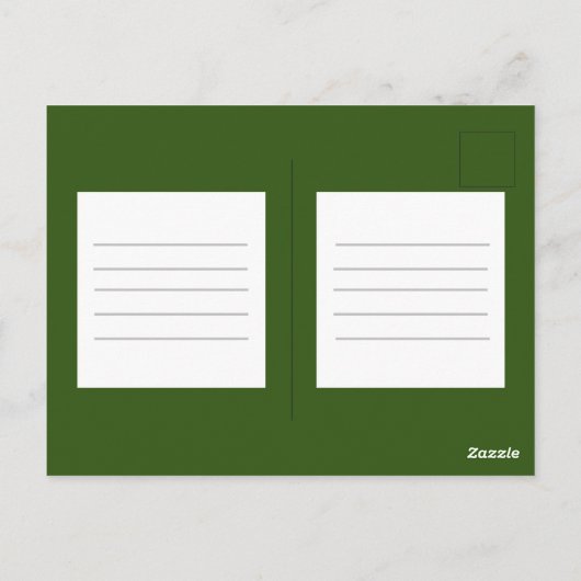 beste kerstman moderne scriptfoto briefkaart (Achterkant)