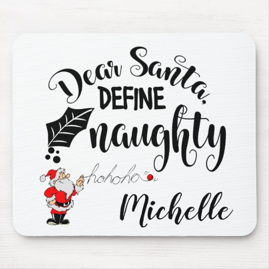 Beste kerstman muismat (Voorkant)