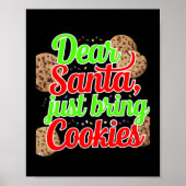 Beste Kerstman, neem gewoon koekjes mee voor het o Poster (Voorkant)