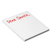 Beste kerstman notitieblok (Schuin)