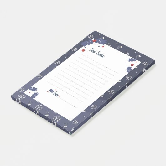Beste kerstman post-it® notes (Schuin)