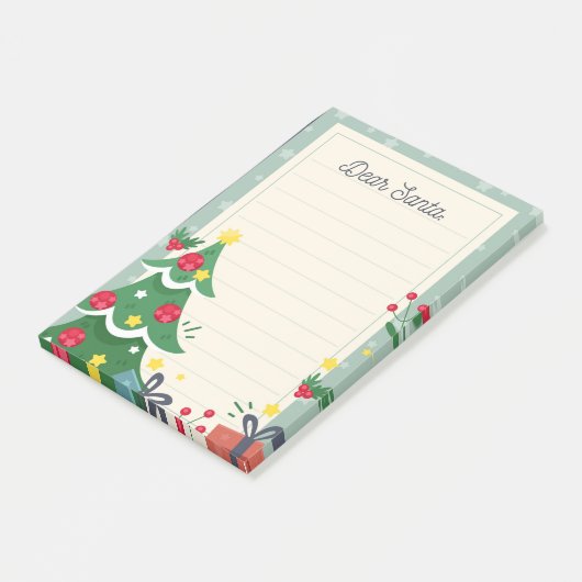 Beste kerstman post-it® notes (Schuin)