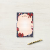 Beste kerstman post-it® notes (Op bureau)