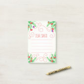 Beste kerstman post-it® notes (Op bureau)