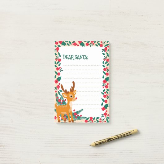 Beste Kerstman Post-it® Notes (Op bureau)