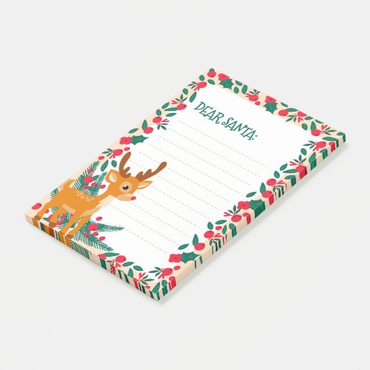 Beste Kerstman Post-it® Notes (Schuin)