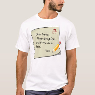 Beste kerstman: Schrijf je eigen brief naar de Ker T-shirt