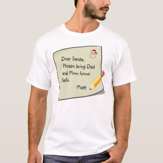 Beste kerstman: Schrijf je eigen brief naar de Ker T-shirt
