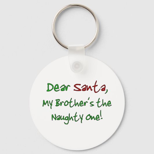 Beste kerstman sleutelhanger (Voorkant)