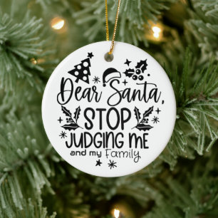 Beste Kerstman Stop met het beoordelen van modern Keramisch Ornament