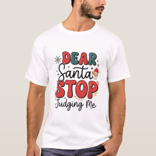 Beste Kerstman Stop Met Oordelen Kerstontwerp (2) T-shirt