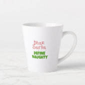 Beste kerstman, stout latte mok (Rechts)