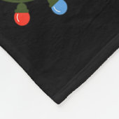 Beste Kerstman Stout Maar Leuk Onder De Mistseltoe Fleece Deken (Hoek)