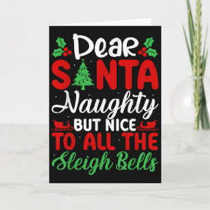 Beste Kerstman Stout Maar Leuk Voor Alle De Sleigh Kaart