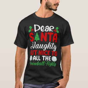 Beste Kerstman Stout Maar Leuk Voor Alle Sneeuwbal T-shirt