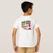 Beste Kerstman, stuur deze kerst pizza T-shirt (Achterkant volledig)