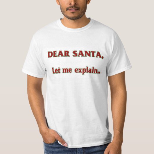 Beste kerstman t-shirt (Voorkant)