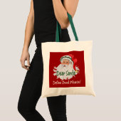 Beste kerstman tote bag (Voorkant (product))