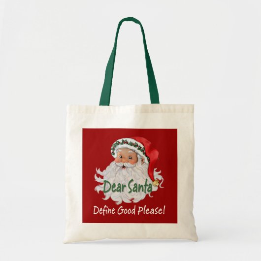 Beste kerstman tote bag (Voorkant)