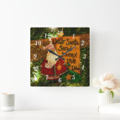 Beste Kerstman Verstuur Geld Wandklok (Huis)