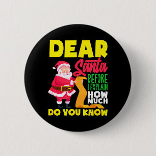 Beste Kerstman Voor Ik Leg Uit Hoeveel Weet Je Gra Ronde Button 5,7 Cm