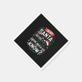 Beste kerstman voor ik uitleg hoeveel je weet servet (Hoek)