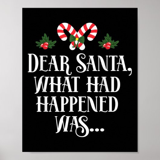 Beste Kerstman Wat Er Gebeurd Is, Grappige Kerstmi Poster (Voorkant)