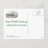 BESTE KERSTMAN / WAT IK WIL VOOR KERST / HIPPOTAMU FEESTDAGENKAART (Achterkant)