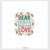 Beste Kerstman Wat is de betekenis van Love Ugly D Sticker (Vel)