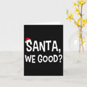 Beste Kerstman We Goede Grappige Matching Kerstmis Kaart (Gele Bloem)