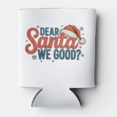 Beste Kerstman We Goede Kerstvakantie Familie Kers Blikjeskoeler (Voorkant)