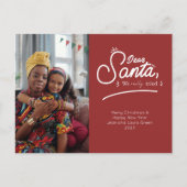 Beste Kerstman, we hebben echt geprobeerd foto Feestdagenkaart (Voorkant)