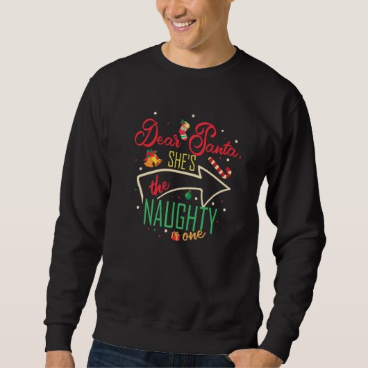 Beste kerstman, ze is de naaste broer zuster C Trui (Voorkant)