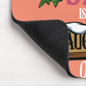 Beste kerstman, ze is een grappige smakelijke jong muismat (Hoek)