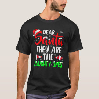 Beste kerstman, ze zijn de Naughty's Funny Christm T-shirt