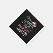 Beste kerstman, ze zijn de Naughty's kerst Servet (Hoek)