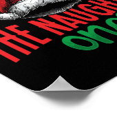 Beste kerstman, ze zijn de Naughty's Ugly Christma Poster (Hoek)