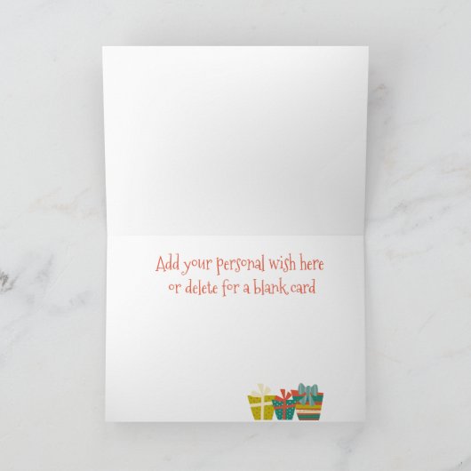 Beste Kerstman, zeg goed! Grappig kerstfeest Feestdagen Kaart (Binnen)